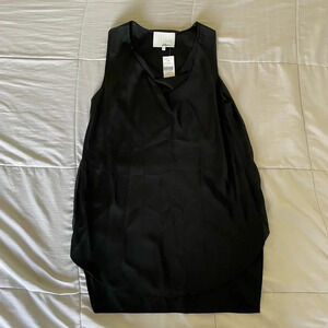 3.1 Philip Lim black silk blend blouse